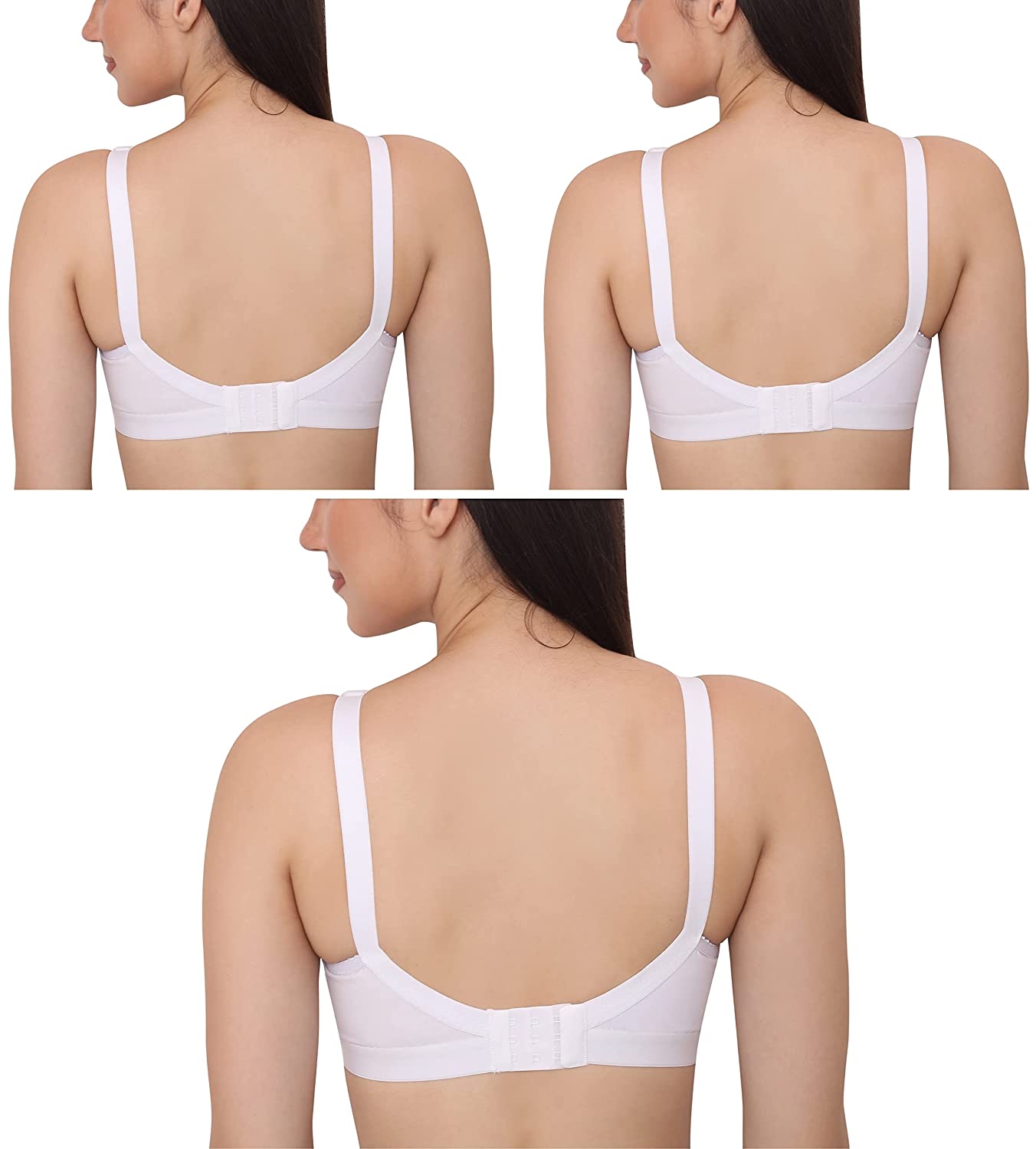 Poly Cotton Rainbow White GARIMA Bra, Size: 30 To 40 B Cup, Plain at Rs  35/piece in New Delhi
