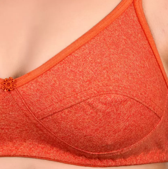Non Padded Cotton Hosiery Chikan Aster White B Cup Bra, Plain at Rs  110.5/piece in Ahmedabad