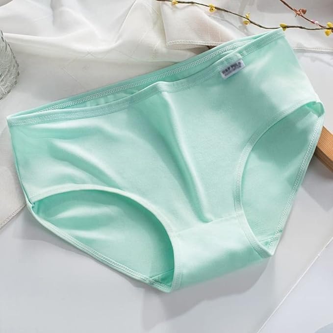 Apexa Women's Ice Silk Panties High Waist Full Coverage Tummy