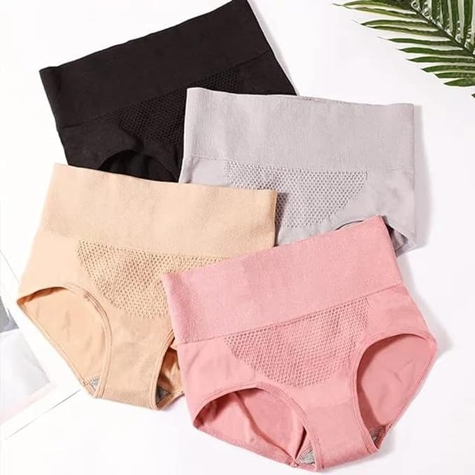 Women Hipster Multicolor Cotton Panty Tummy Tucker Type panty (Pack of 3)